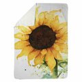 Begin Home Decor 60 x 80 in. Sunflower-Sherpa Fleece Blanket 5545-6080-FL240